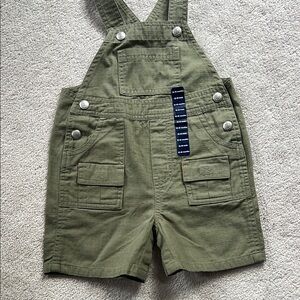 NEW Baby GAP Olive Infant Overalls